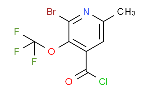 AM25913 | 1806213-16-0 | 2-Bromo-6-methyl-3-(trifluoromethoxy)pyridine-4-carbonyl chloride