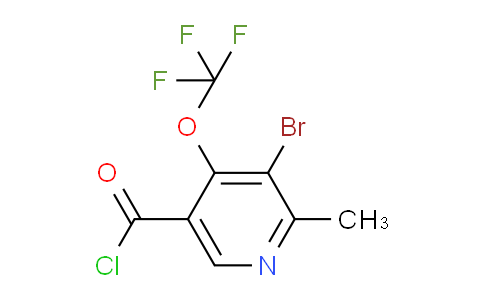 AM25916 | 1804652-23-0 | 3-Bromo-2-methyl-4-(trifluoromethoxy)pyridine-5-carbonyl chloride
