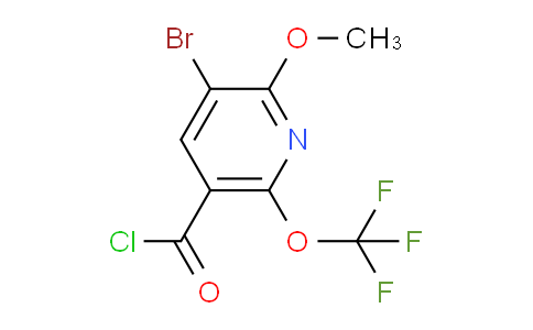 AM25923 | 1804638-53-6 | 3-Bromo-2-methoxy-6-(trifluoromethoxy)pyridine-5-carbonyl chloride