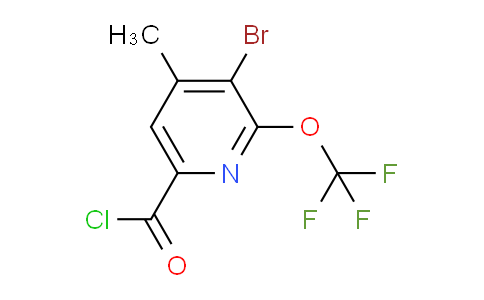 AM25924 | 1806148-72-0 | 3-Bromo-4-methyl-2-(trifluoromethoxy)pyridine-6-carbonyl chloride