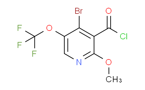 4-Bromo-2-methoxy-5-(trifluoromethoxy)pyridine-3-carbonyl chloride