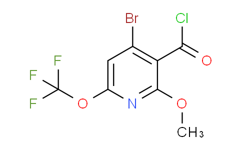 4-Bromo-2-methoxy-6-(trifluoromethoxy)pyridine-3-carbonyl chloride