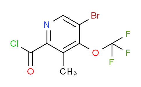 5-Bromo-3-methyl-4-(trifluoromethoxy)pyridine-2-carbonyl chloride