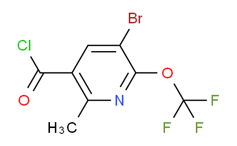 AM25946 | 1803602-38-1 | 3-Bromo-6-methyl-2-(trifluoromethoxy)pyridine-5-carbonyl chloride