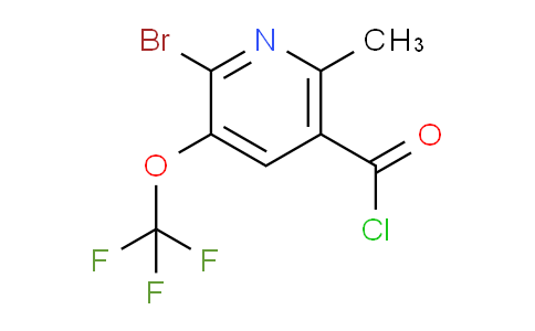 AM25958 | 1804578-74-2 | 2-Bromo-6-methyl-3-(trifluoromethoxy)pyridine-5-carbonyl chloride