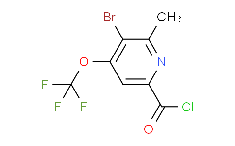 AM25963 | 1804001-88-4 | 3-Bromo-2-methyl-4-(trifluoromethoxy)pyridine-6-carbonyl chloride