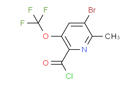 AM25964 | 1806221-04-4 | 3-Bromo-2-methyl-5-(trifluoromethoxy)pyridine-6-carbonyl chloride