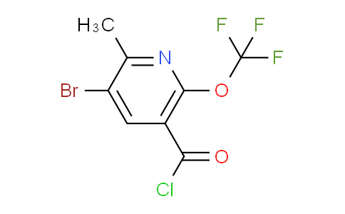 AM25965 | 1804604-77-0 | 3-Bromo-2-methyl-6-(trifluoromethoxy)pyridine-5-carbonyl chloride