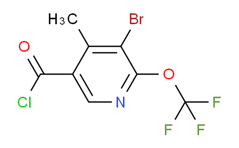 AM25966 | 1803577-20-9 | 3-Bromo-4-methyl-2-(trifluoromethoxy)pyridine-5-carbonyl chloride