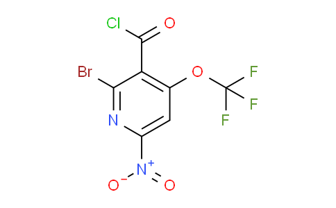2-Bromo-6-nitro-4-(trifluoromethoxy)pyridine-3-carbonyl chloride