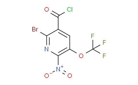2-Bromo-6-nitro-5-(trifluoromethoxy)pyridine-3-carbonyl chloride
