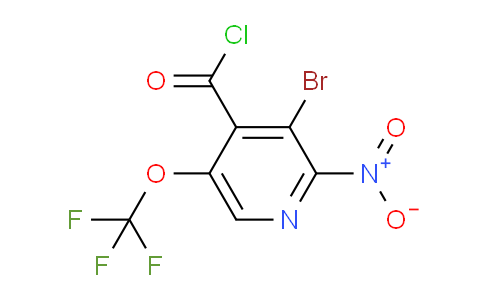 AM25975 | 1804619-37-1 | 3-Bromo-2-nitro-5-(trifluoromethoxy)pyridine-4-carbonyl chloride
