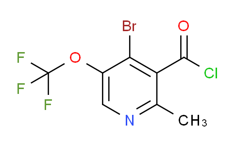 4-Bromo-2-methyl-5-(trifluoromethoxy)pyridine-3-carbonyl chloride
