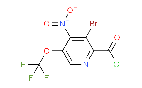 3-Bromo-4-nitro-5-(trifluoromethoxy)pyridine-2-carbonyl chloride