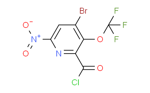 AM26000 | 1804395-06-9 | 4-Bromo-6-nitro-3-(trifluoromethoxy)pyridine-2-carbonyl chloride