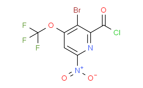 AM26006 | 1804619-49-5 | 3-Bromo-6-nitro-4-(trifluoromethoxy)pyridine-2-carbonyl chloride