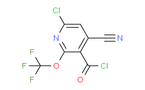 6-Chloro-4-cyano-2-(trifluoromethoxy)pyridine-3-carbonyl chloride