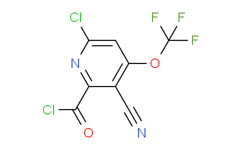 6-Chloro-3-cyano-4-(trifluoromethoxy)pyridine-2-carbonyl chloride