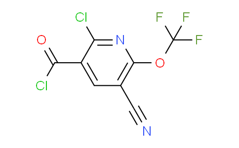 2-Chloro-5-cyano-6-(trifluoromethoxy)pyridine-3-carbonyl chloride