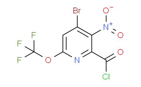 AM26033 | 1804619-45-1 | 4-Bromo-3-nitro-6-(trifluoromethoxy)pyridine-2-carbonyl chloride