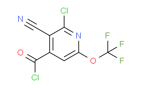 2-Chloro-3-cyano-6-(trifluoromethoxy)pyridine-4-carbonyl chloride