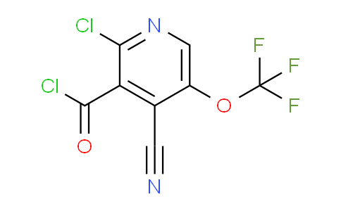 2-Chloro-4-cyano-5-(trifluoromethoxy)pyridine-3-carbonyl chloride