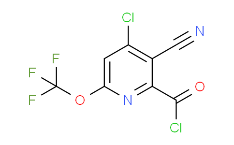 AM26050 | 1806160-46-2 | 4-Chloro-3-cyano-6-(trifluoromethoxy)pyridine-2-carbonyl chloride