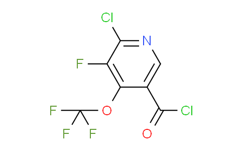 2-Chloro-3-fluoro-4-(trifluoromethoxy)pyridine-5-carbonyl chloride
