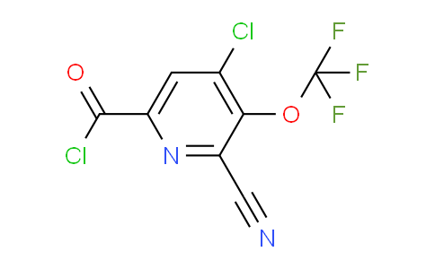 AM26065 | 1804783-14-9 | 4-Chloro-2-cyano-3-(trifluoromethoxy)pyridine-6-carbonyl chloride