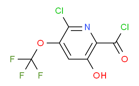 AM26087 | 1804771-66-1 | 2-Chloro-5-hydroxy-3-(trifluoromethoxy)pyridine-6-carbonyl chloride