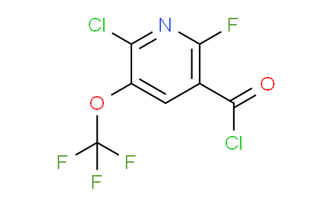 2-Chloro-6-fluoro-3-(trifluoromethoxy)pyridine-5-carbonyl chloride