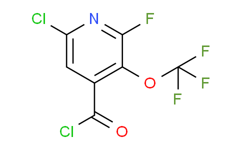 6-Chloro-2-fluoro-3-(trifluoromethoxy)pyridine-4-carbonyl chloride