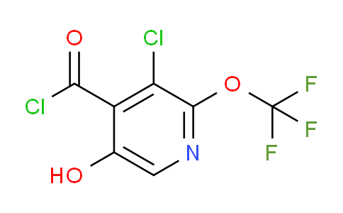 3-Chloro-5-hydroxy-2-(trifluoromethoxy)pyridine-4-carbonyl chloride
