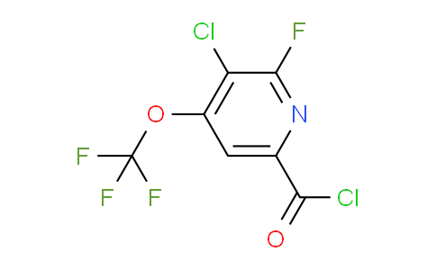 3-Chloro-2-fluoro-4-(trifluoromethoxy)pyridine-6-carbonyl chloride