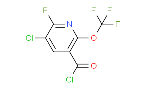 3-Chloro-2-fluoro-6-(trifluoromethoxy)pyridine-5-carbonyl chloride