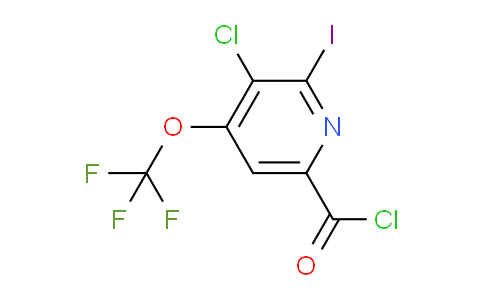 AM26197 | 1806235-87-9 | 3-Chloro-2-iodo-4-(trifluoromethoxy)pyridine-6-carbonyl chloride