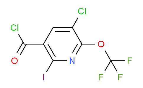 AM26219 | 1804593-72-3 | 3-Chloro-6-iodo-2-(trifluoromethoxy)pyridine-5-carbonyl chloride