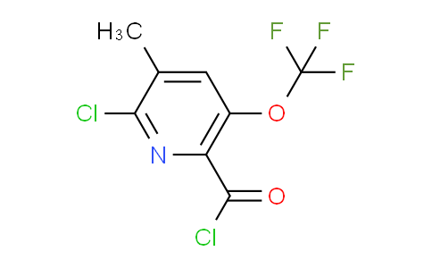 AM26228 | 1804806-24-3 | 2-Chloro-3-methyl-5-(trifluoromethoxy)pyridine-6-carbonyl chloride