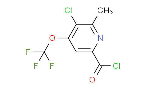 AM26232 | 1804561-30-5 | 3-Chloro-2-methyl-4-(trifluoromethoxy)pyridine-6-carbonyl chloride