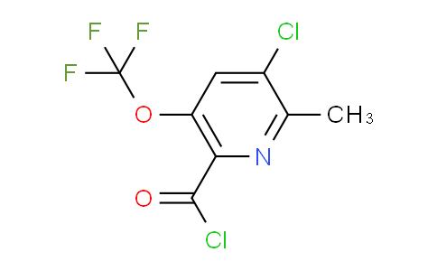 AM26234 | 1806216-99-8 | 3-Chloro-2-methyl-5-(trifluoromethoxy)pyridine-6-carbonyl chloride