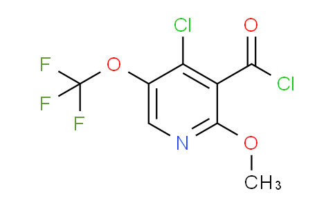 4-Chloro-2-methoxy-5-(trifluoromethoxy)pyridine-3-carbonyl chloride