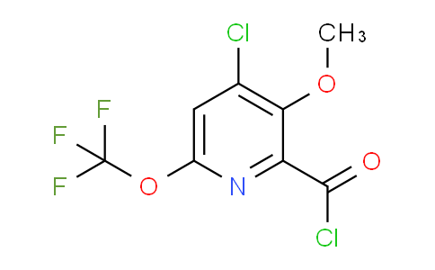 4-Chloro-3-methoxy-6-(trifluoromethoxy)pyridine-2-carbonyl chloride