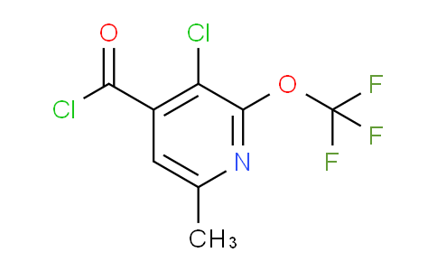 3-Chloro-6-methyl-2-(trifluoromethoxy)pyridine-4-carbonyl chloride