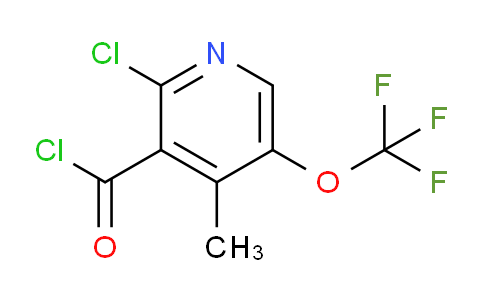 2-Chloro-4-methyl-5-(trifluoromethoxy)pyridine-3-carbonyl chloride
