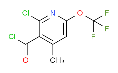 2-Chloro-4-methyl-6-(trifluoromethoxy)pyridine-3-carbonyl chloride