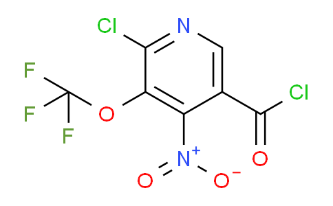 2-Chloro-4-nitro-3-(trifluoromethoxy)pyridine-5-carbonyl chloride