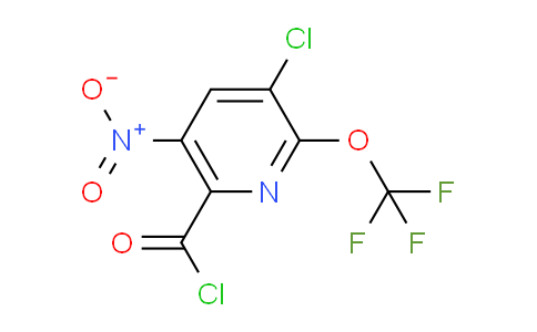 AM26288 | 1806241-74-6 | 3-Chloro-5-nitro-2-(trifluoromethoxy)pyridine-6-carbonyl chloride