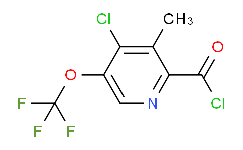 AM26299 | 1803937-99-6 | 4-Chloro-3-methyl-5-(trifluoromethoxy)pyridine-2-carbonyl chloride