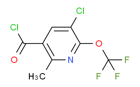 AM26307 | 1804732-09-9 | 3-Chloro-6-methyl-2-(trifluoromethoxy)pyridine-5-carbonyl chloride