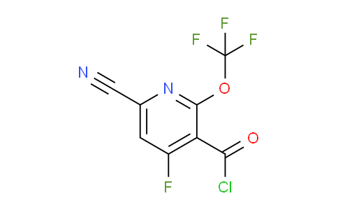 AM26311 | 1804775-02-7 | 6-Cyano-4-fluoro-2-(trifluoromethoxy)pyridine-3-carbonyl chloride